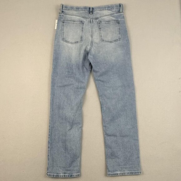 Old Navy Jeans Boys 18 Light Wash Built-In Flex Distressed Adjustable Waist - Picture 4 of 16